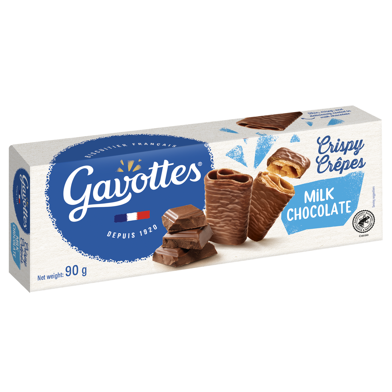 Gavottes | Vafliai su pienišku šokoladu, 90 g