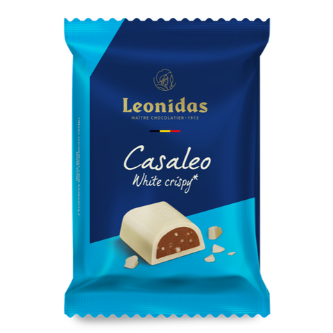 Casaleo – baltojo šokolado plytelė su traškiu įdaru, 75 g