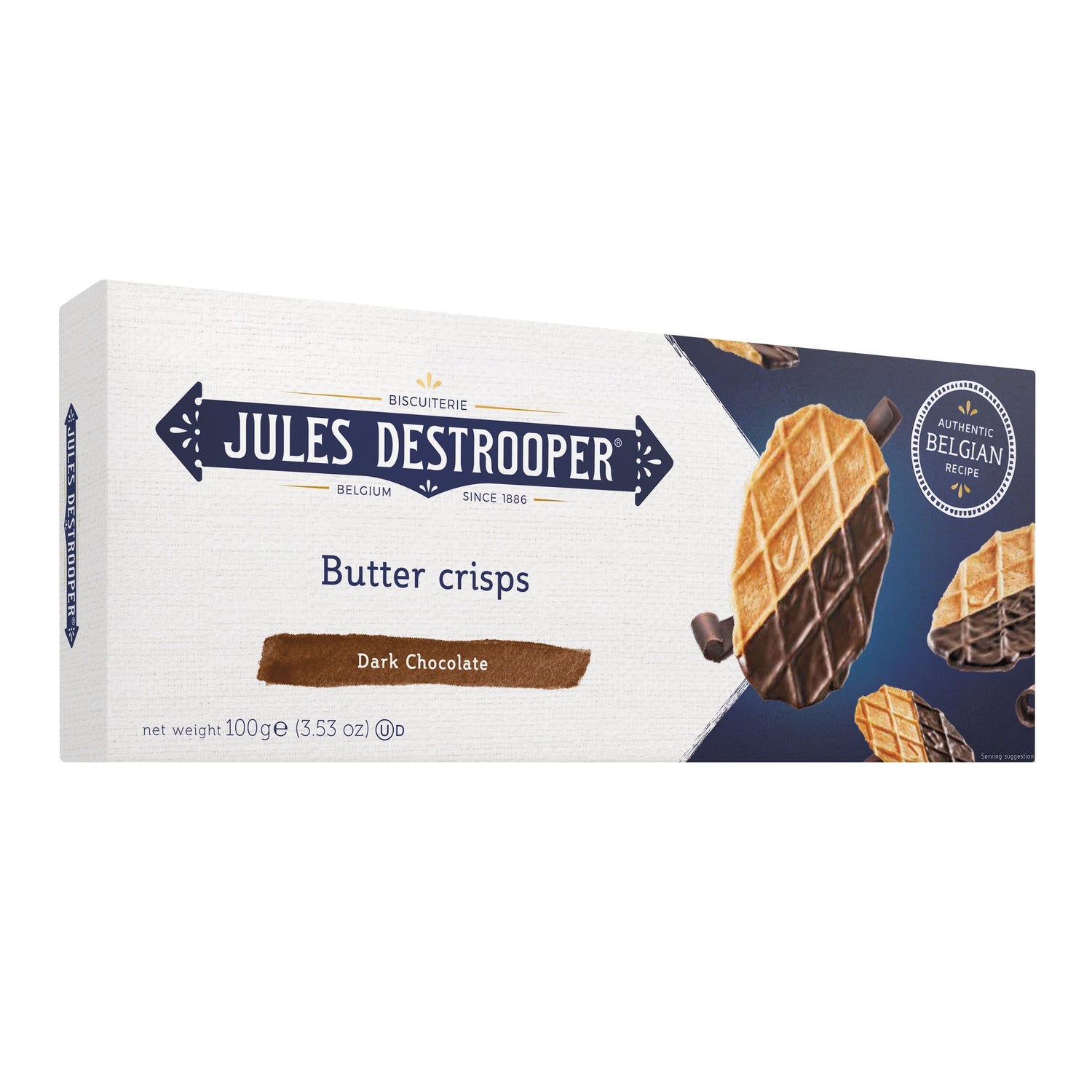 Jules Destrooper | Vafliai su šokoladu, 100 g