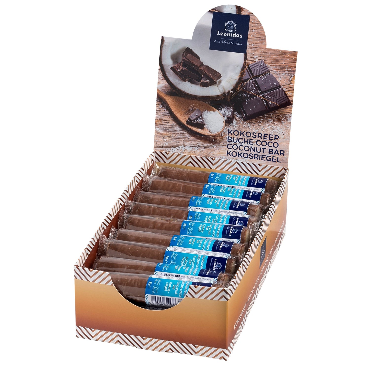 Kokosų batonėlis su pienišku šokoladu, 80 g