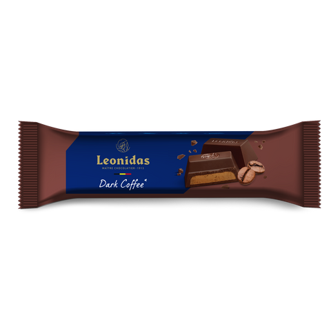 Juodojo šokolado batonėlis su kavos skonio praline, 50 g