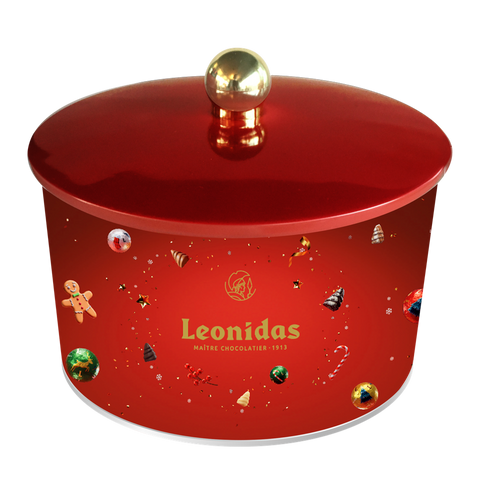 Kalėdinė metalinė dovanų dėžutė, 900 g