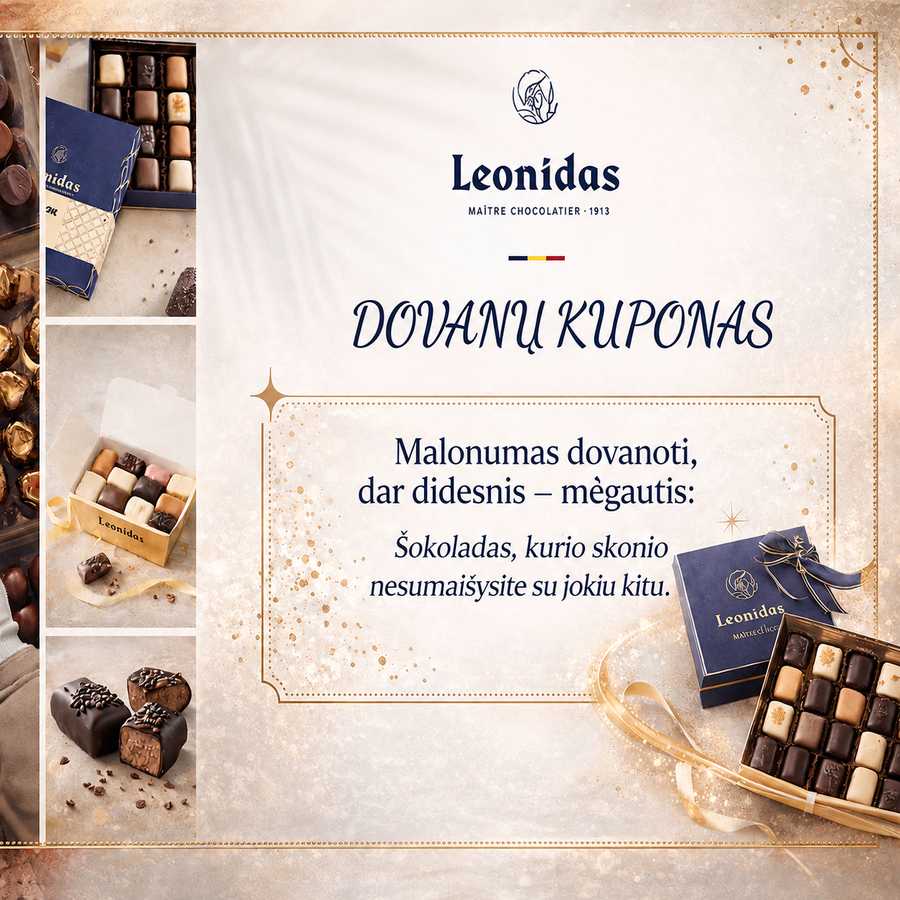 Leonidas dovanų kuponas