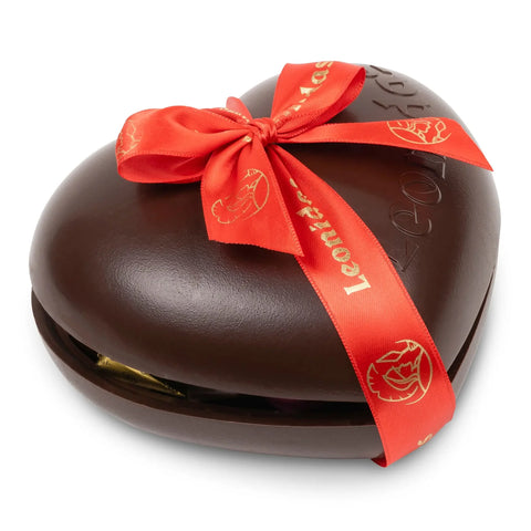 Valentino šokoladinė širdis „Leonidas“ Dark edition